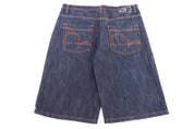 Y2K Qruel Dark Wash Denim Shorts