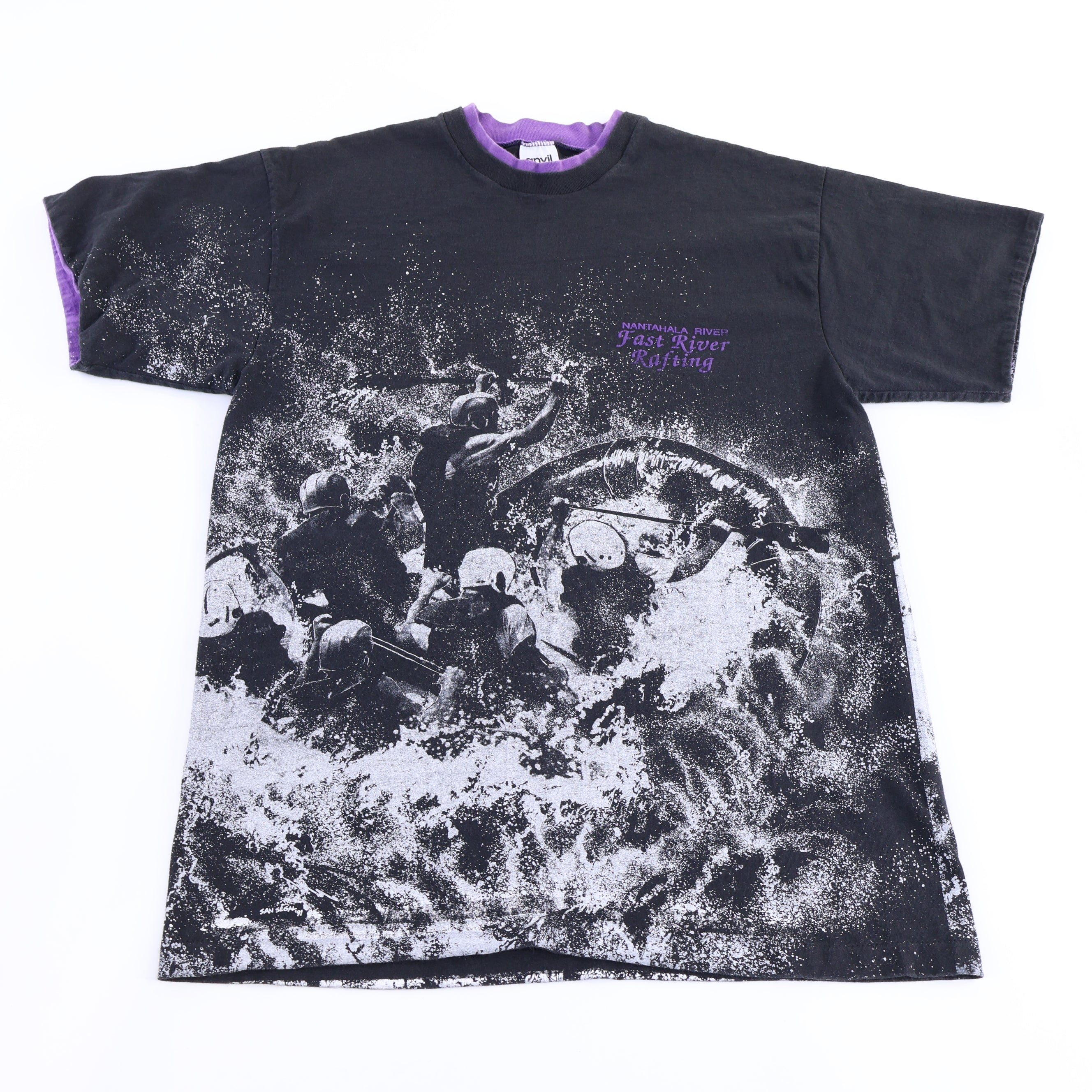 90's Nantahala River Fast River Rafting Graphic T-shirt