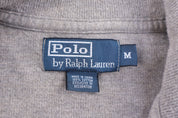 Polo by Ralph Lauren Embroidered Logo Grey Quarter Zip Sweater