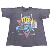 80's Vintage Iron Detroit Forged T-shirt