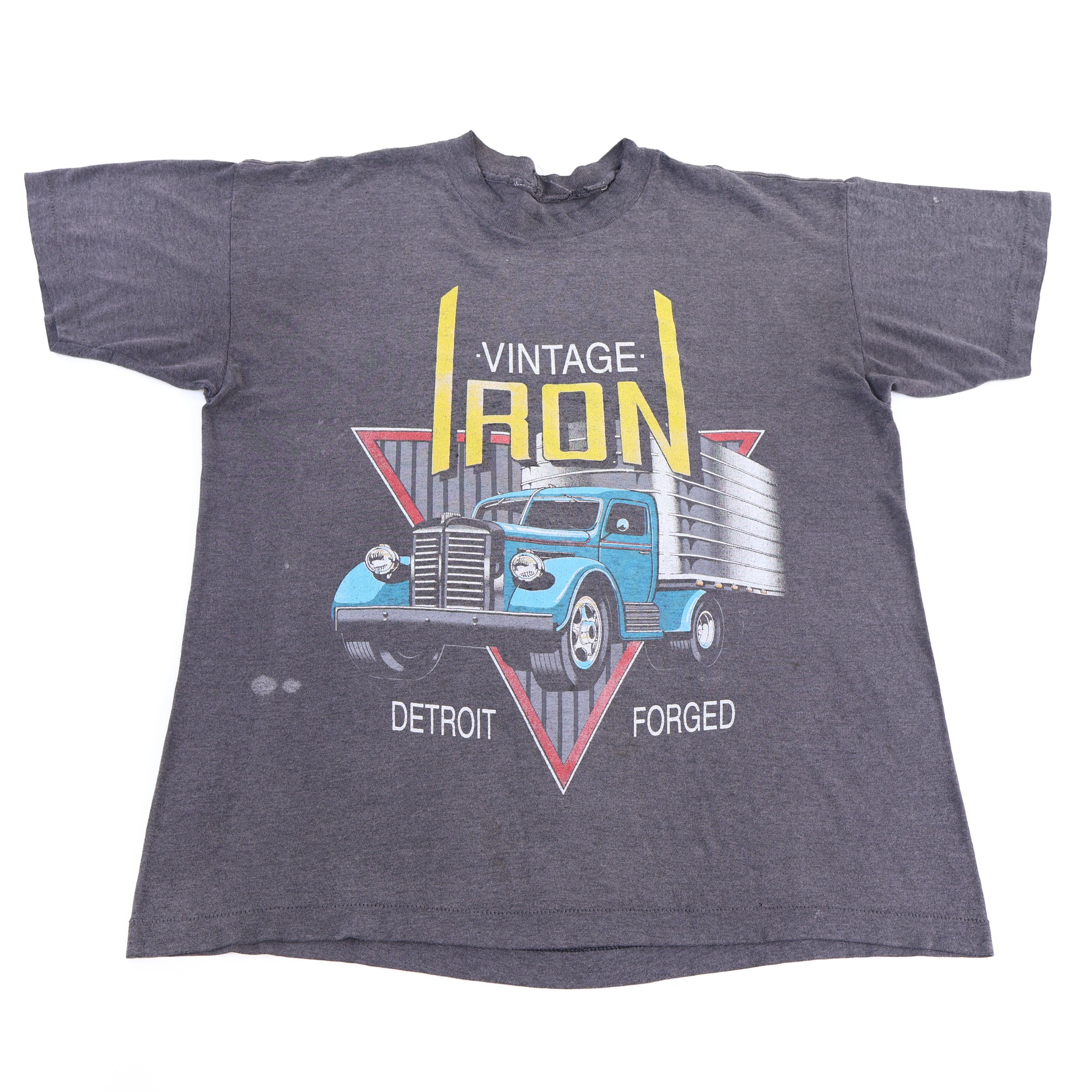 80's Vintage Iron Detroit Forged T-shirt