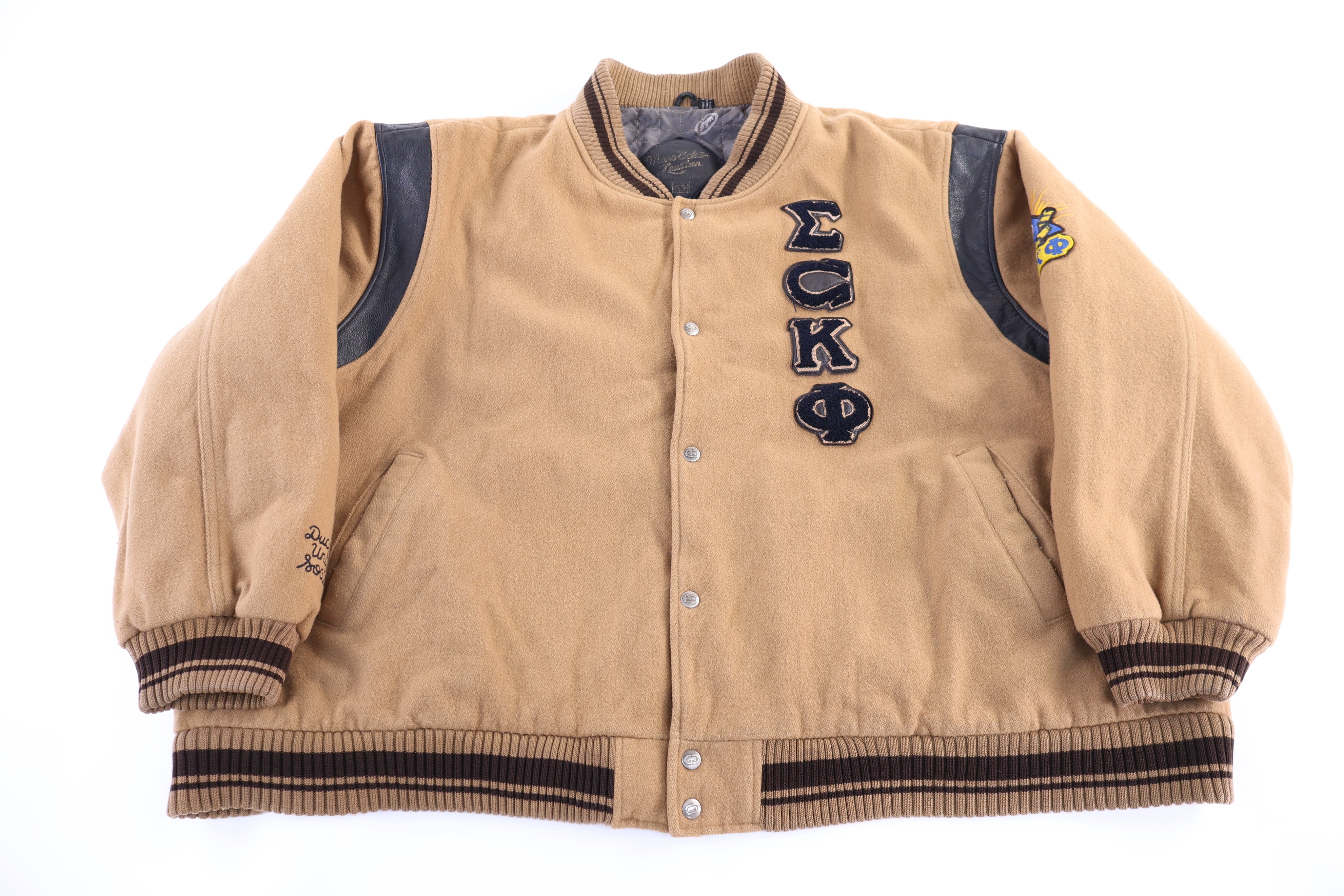 Marc Ecko Leather Bomber Jacket