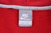 Vintage Nike Sportswear Red Full Zip Hoodie
