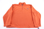 Vintage GAP Orange Quarter Zip Fleece Pullover