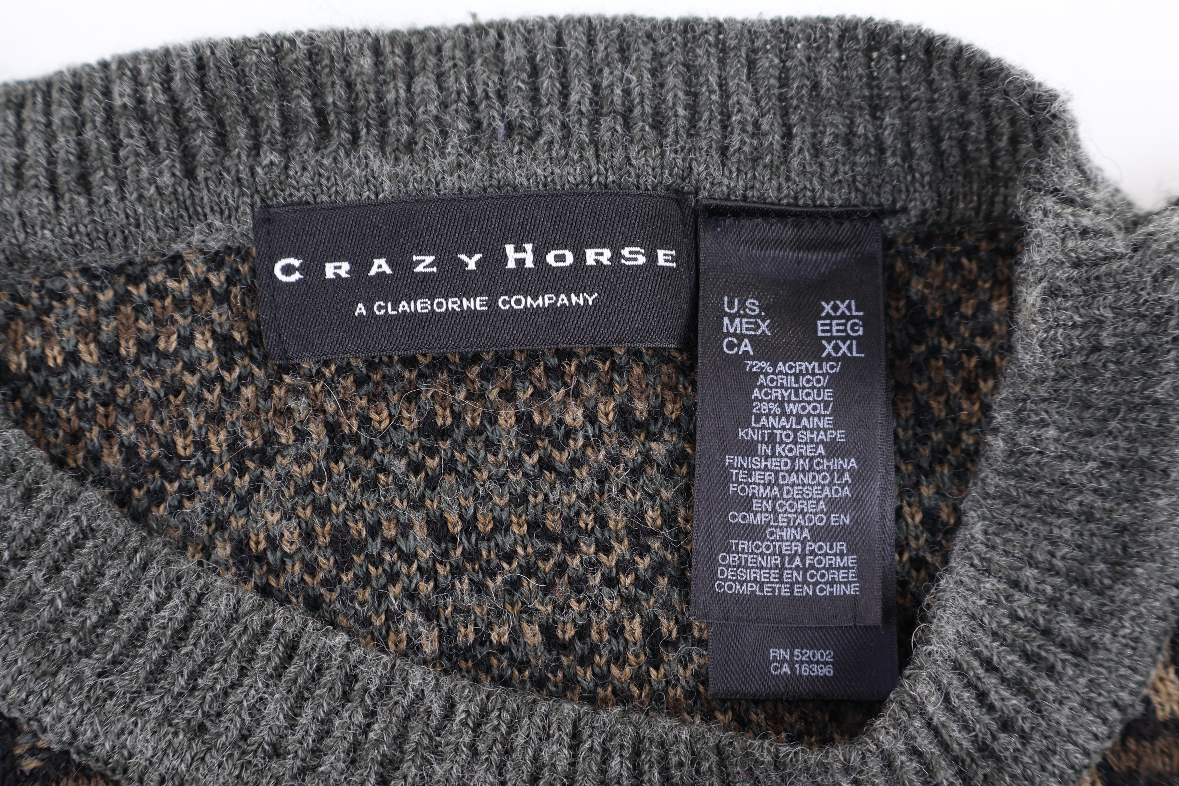 Crazy Horse Multipattern Knit Sweater