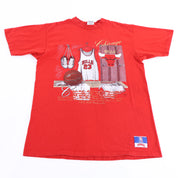 90's Chicago Bulls Basketball Graphic T-shirt