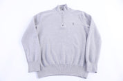 Polo Ralph Lauren Embroidered Logo Grey Sweater