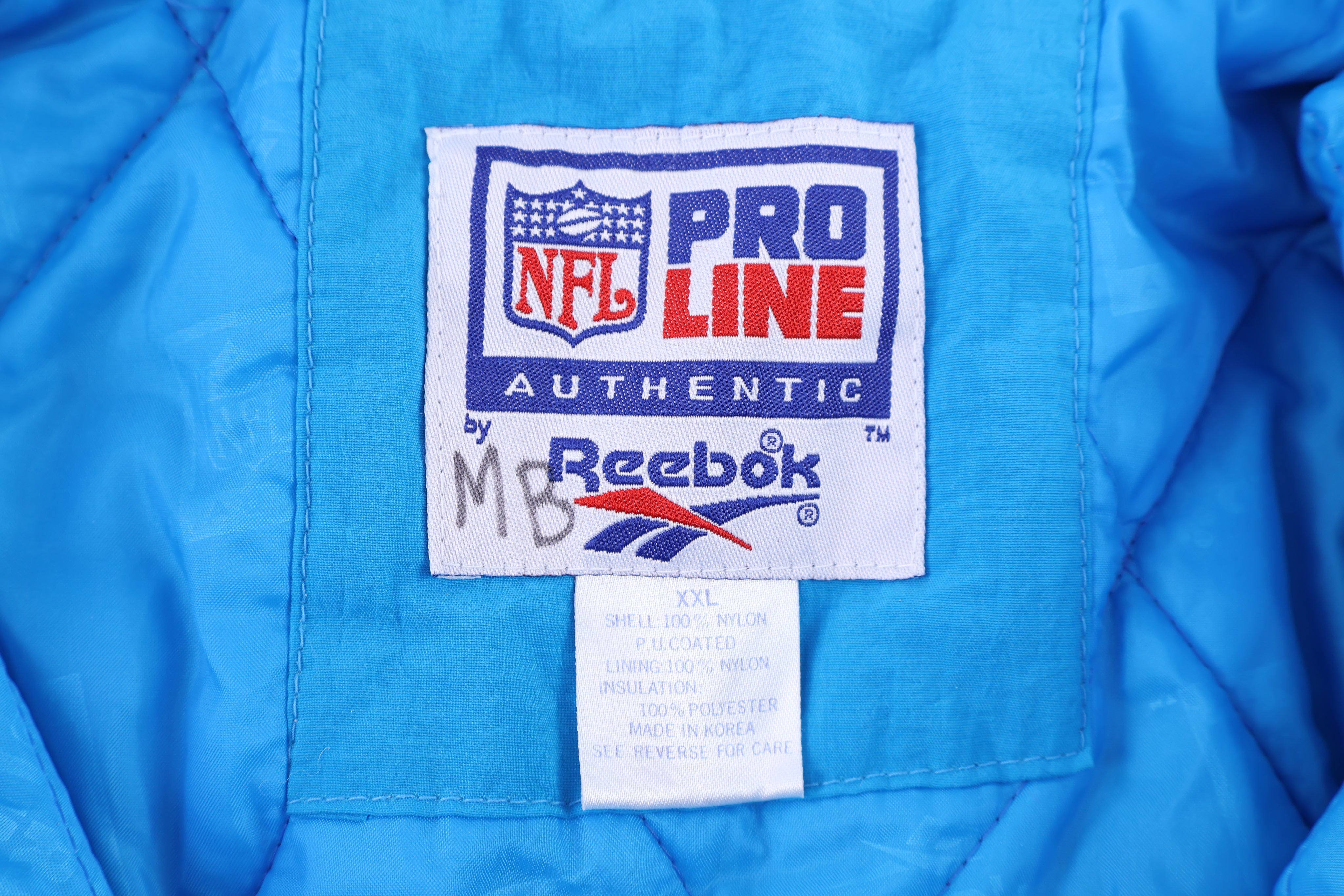 90's Reebok Carolina Panthers Football Full Zip Jacket