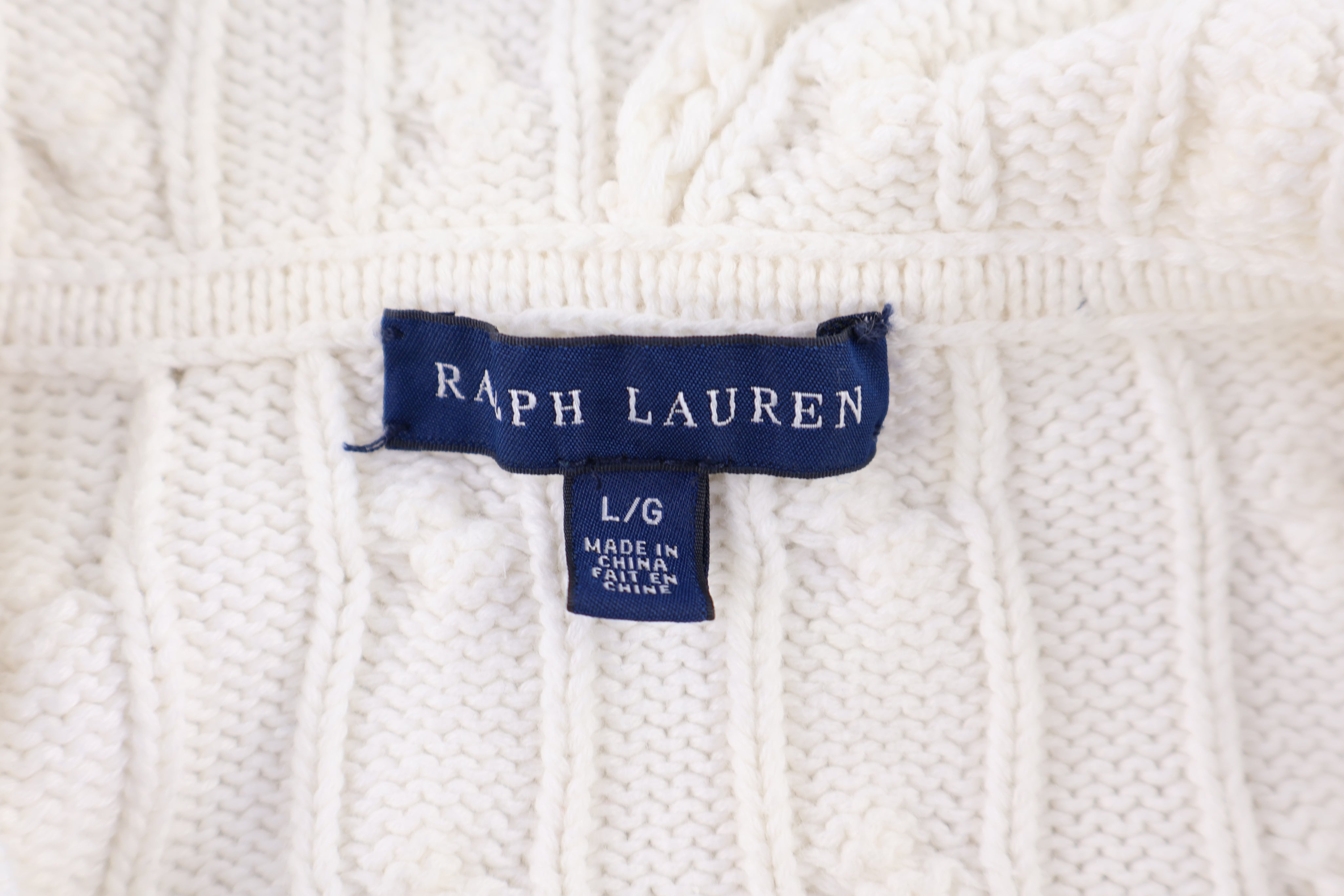Women's Ralph Lauren Embroidered Full Zip Sweater