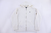 Women's Ralph Lauren Embroidered Full Zip Sweater