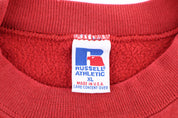 90's Russell Athletic Red Blank Sweatshirt