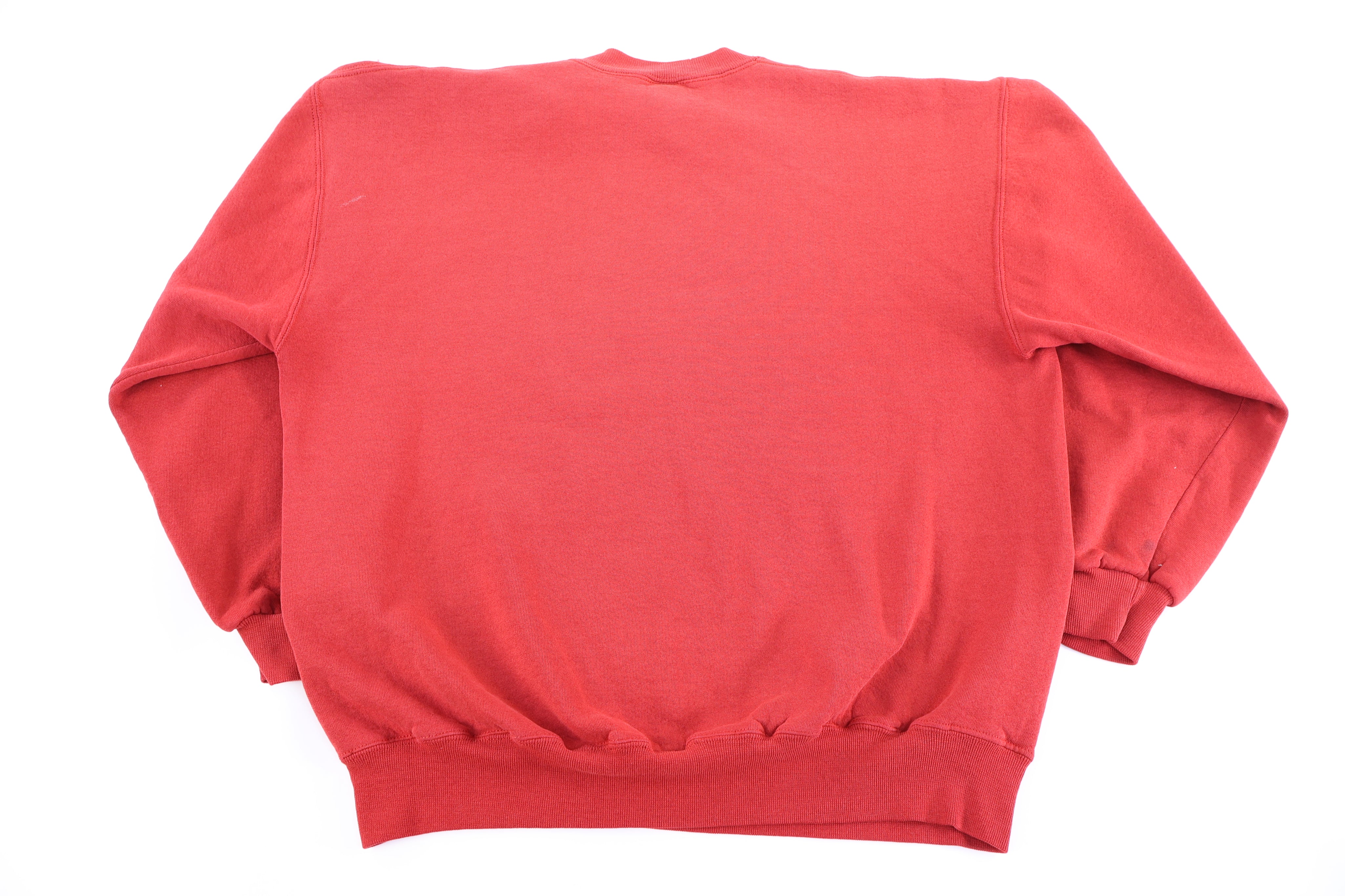 90's Russell Athletic Red Blank Sweatshirt