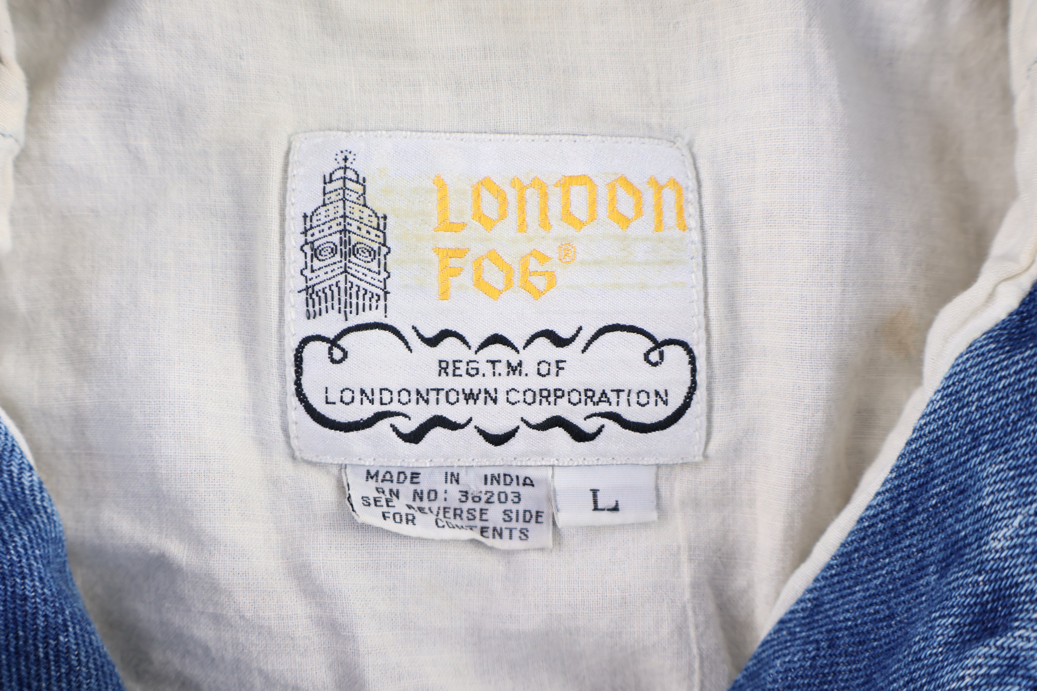 Women's London Fog Medium Wash Denim Jacket