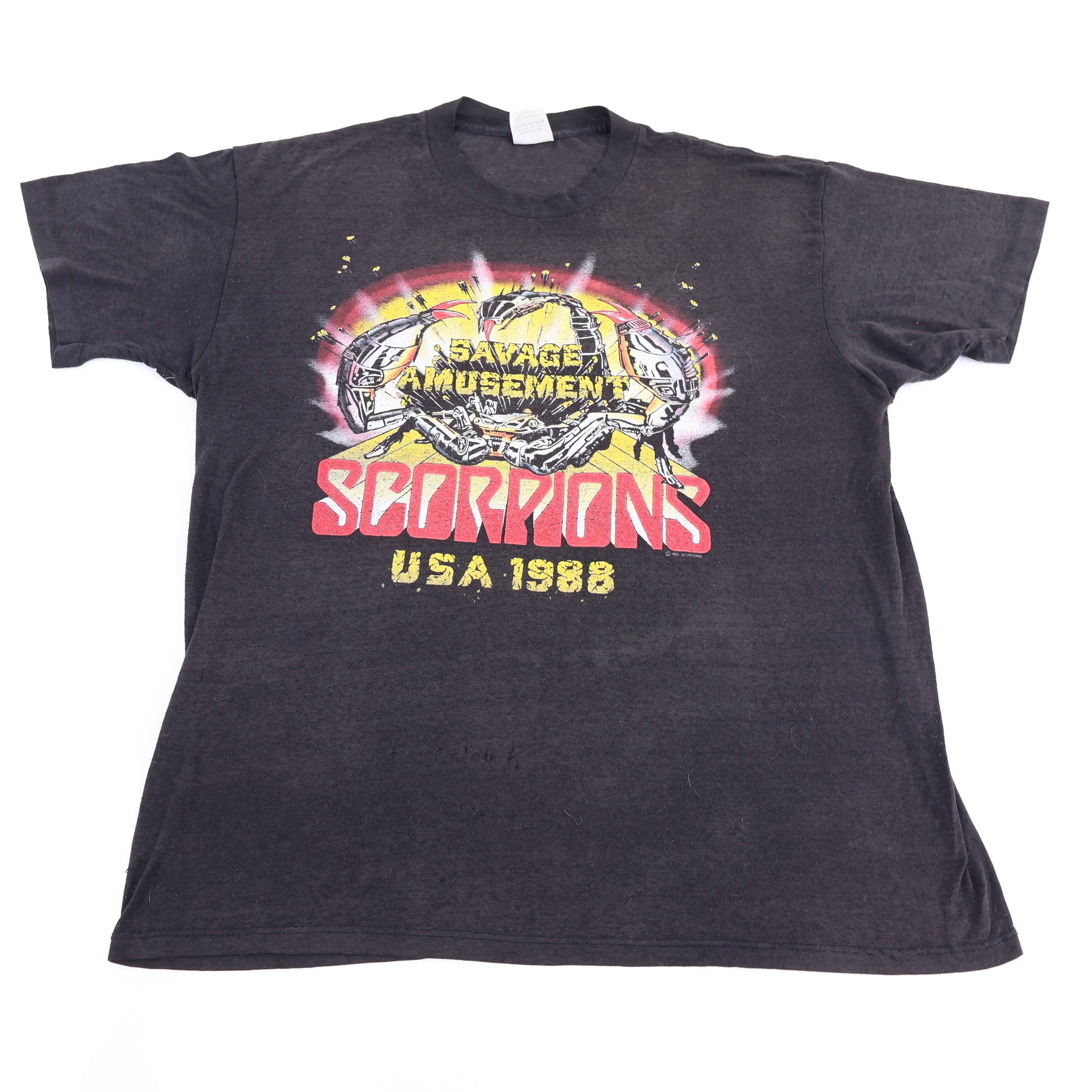 1988 Scorpions Savage Amusement Tour T-shirt