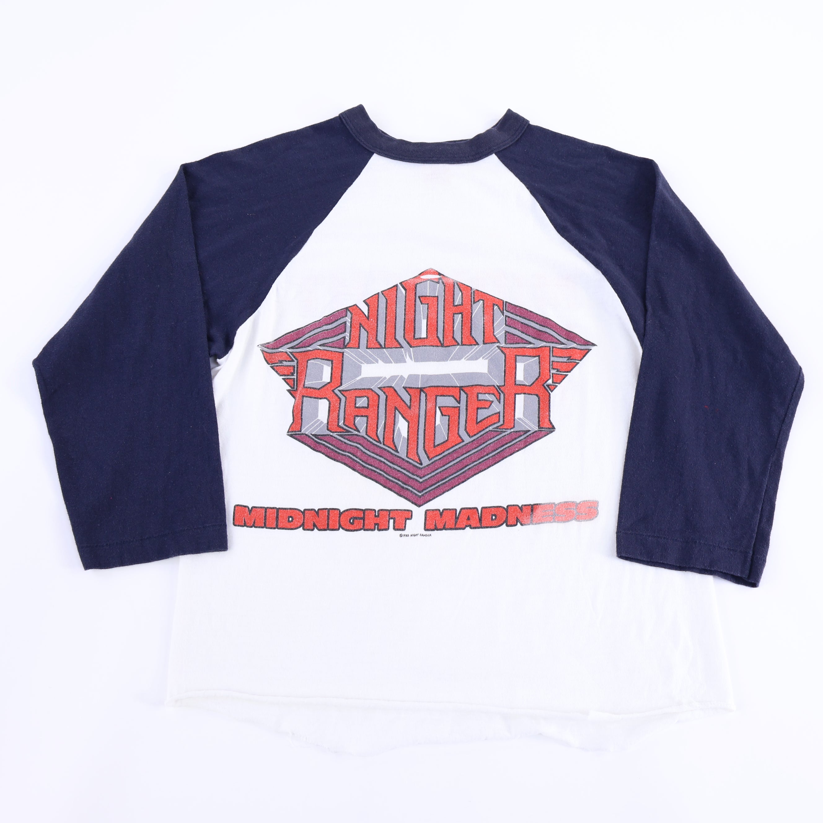1984 Night Ranger Midnight Madness Raglan T-shirt