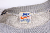 70’s Nike Embroidered Logo Grey Sweatshirt