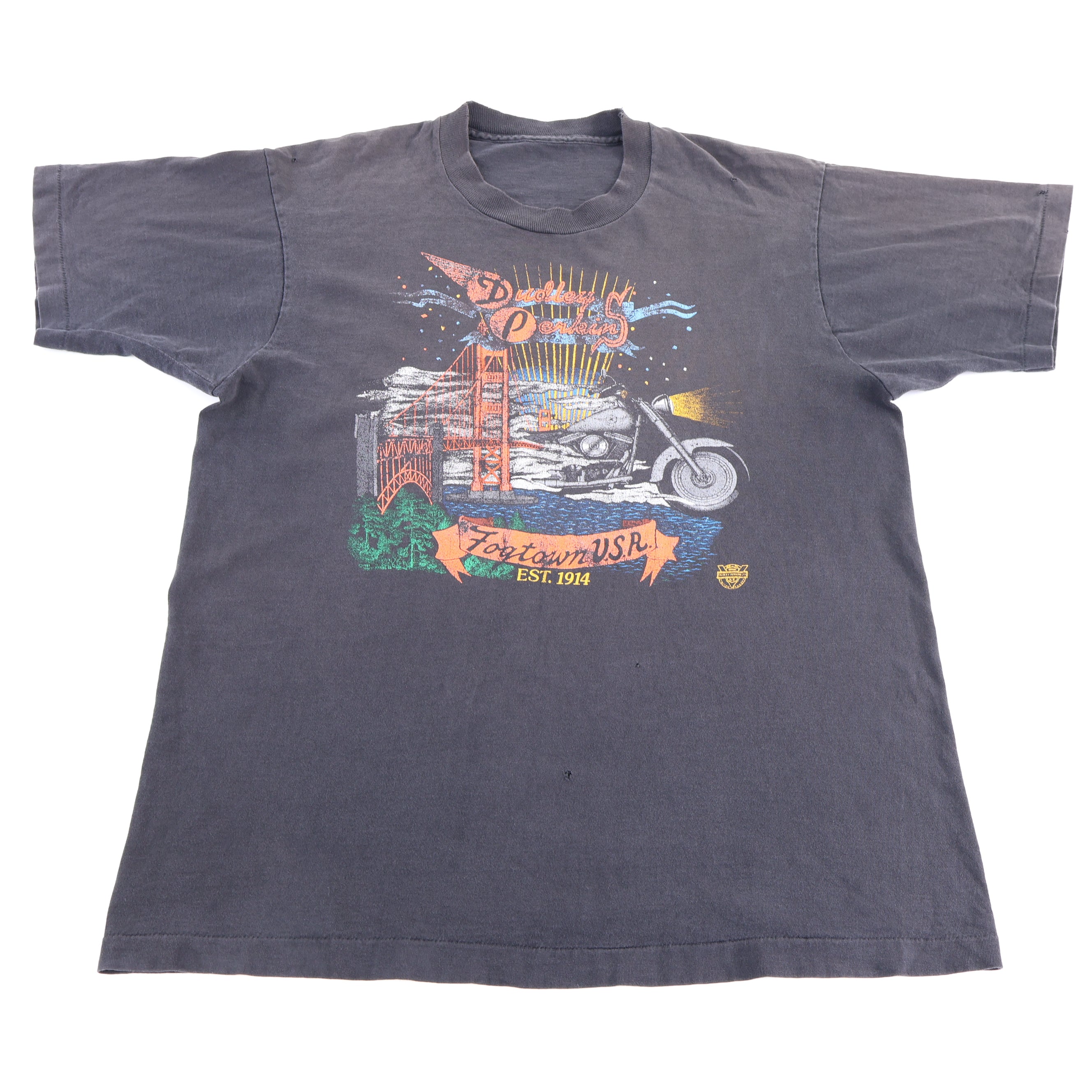 90's San Francisco Biker Graphic T-shirt