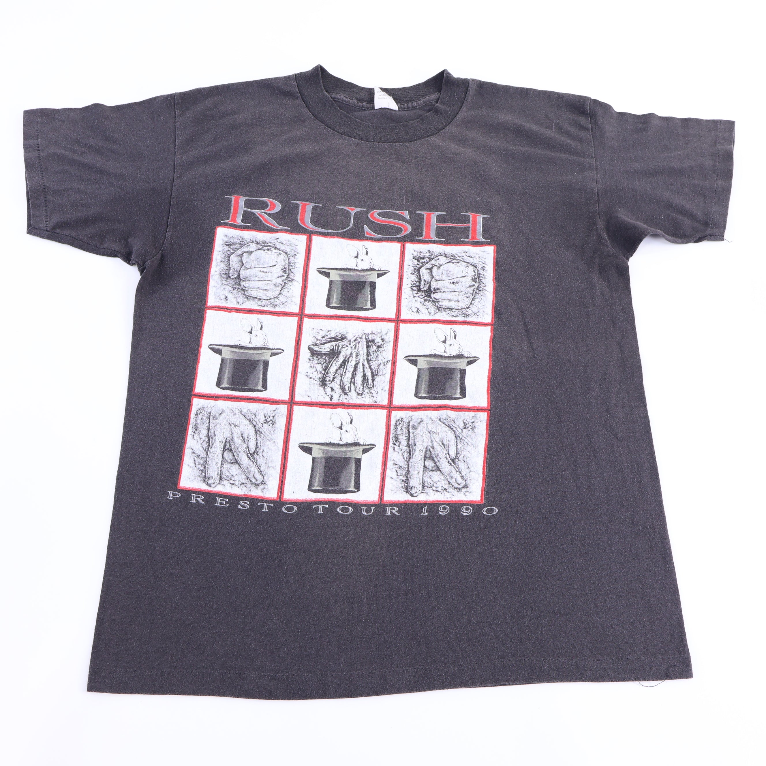 1990 RUSH Press To Tour T-shirt