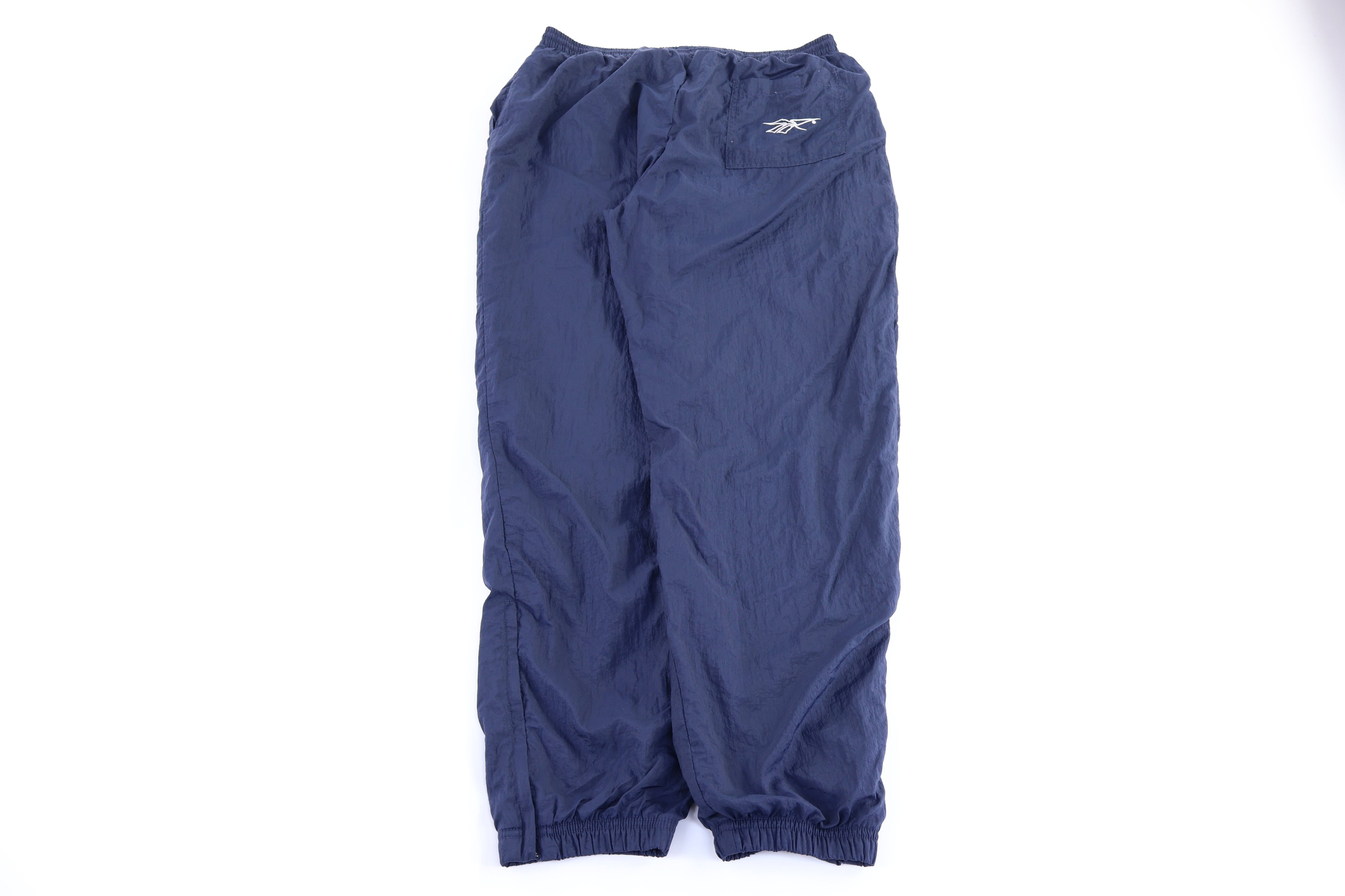 90's Reebok Embroidered Logo Blue Pants