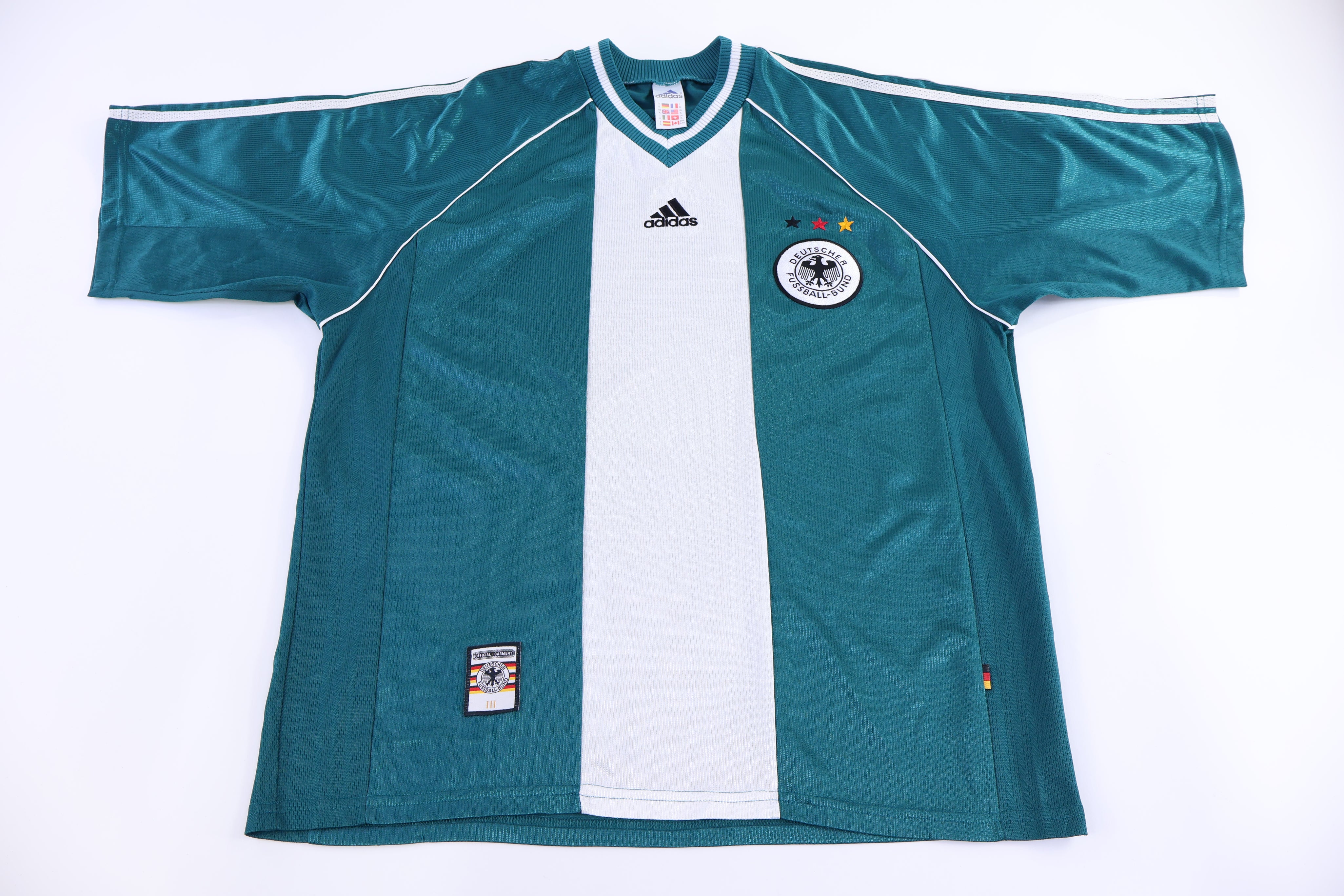 1999 Adidas Germany Away Soccer Jersey
