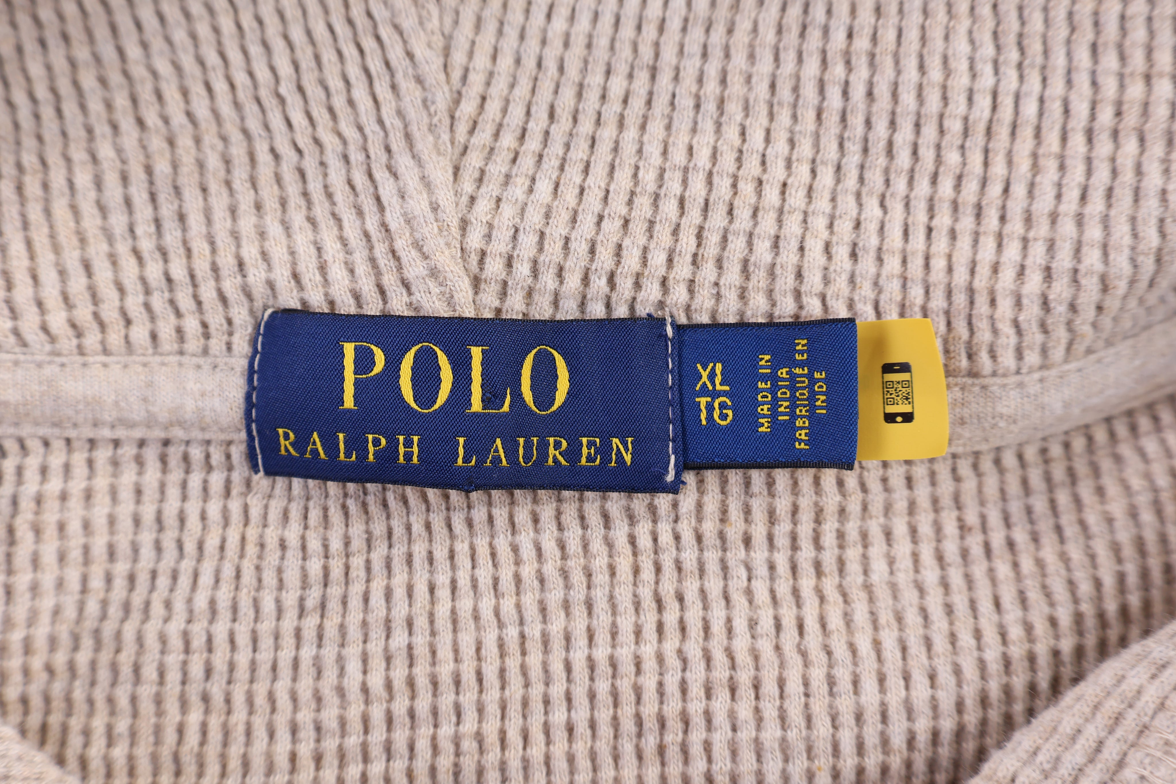 Polo Ralph Lauren Embroidered Logo Tan Pullover Hoodie