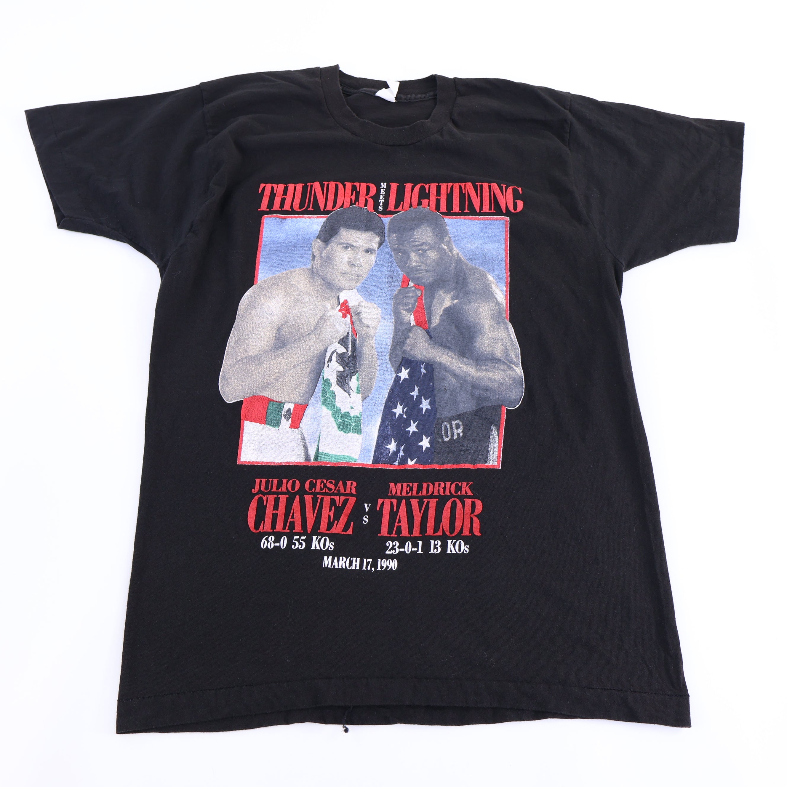 1990 Julio Cesar Chaves Vs Meldrick Taylor Boxing T-shirt