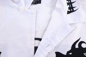 Vintage No Boundaries Dragons Graphic Button Down