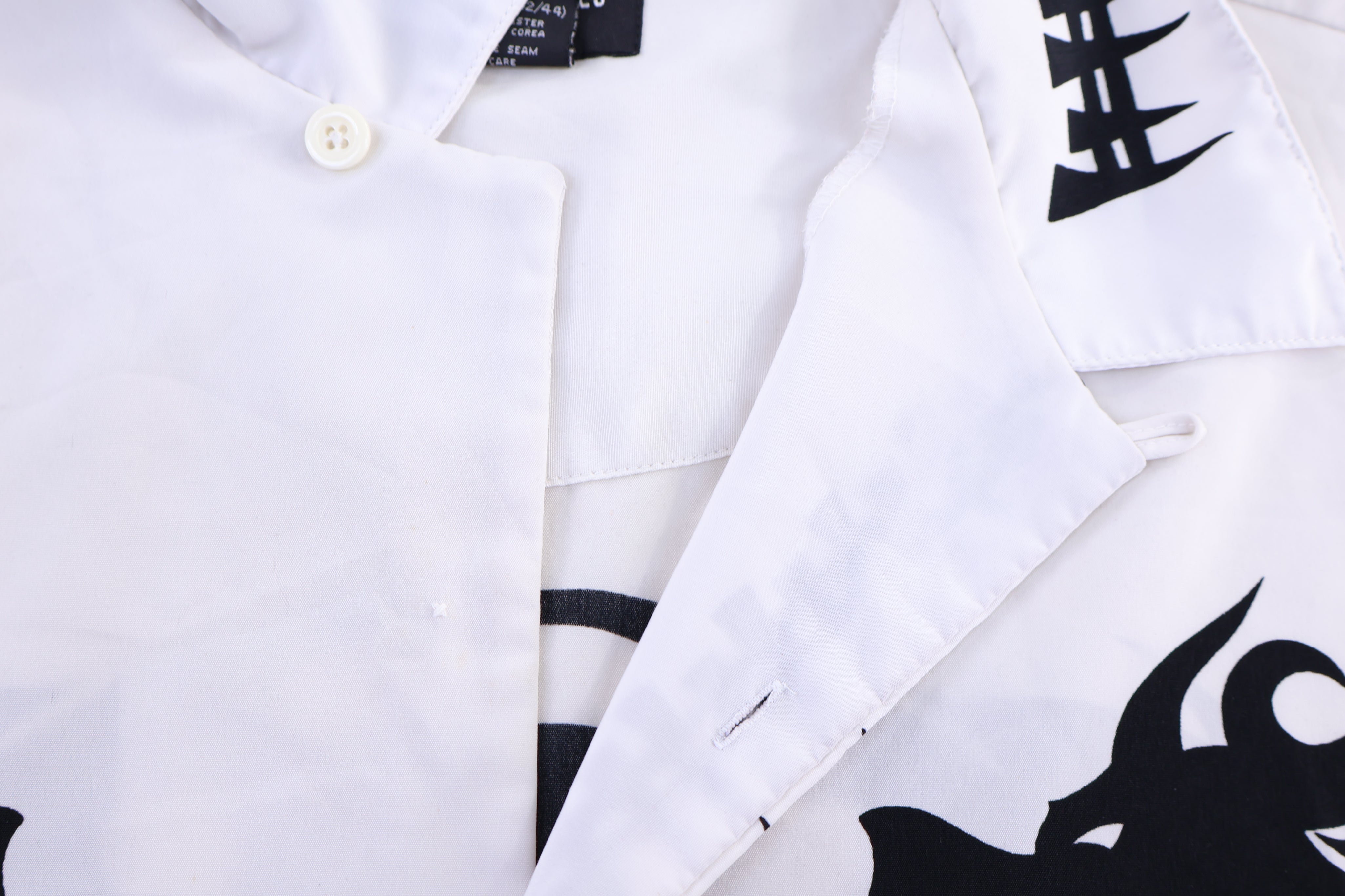 Vintage No Boundaries Dragons Graphic Button Down