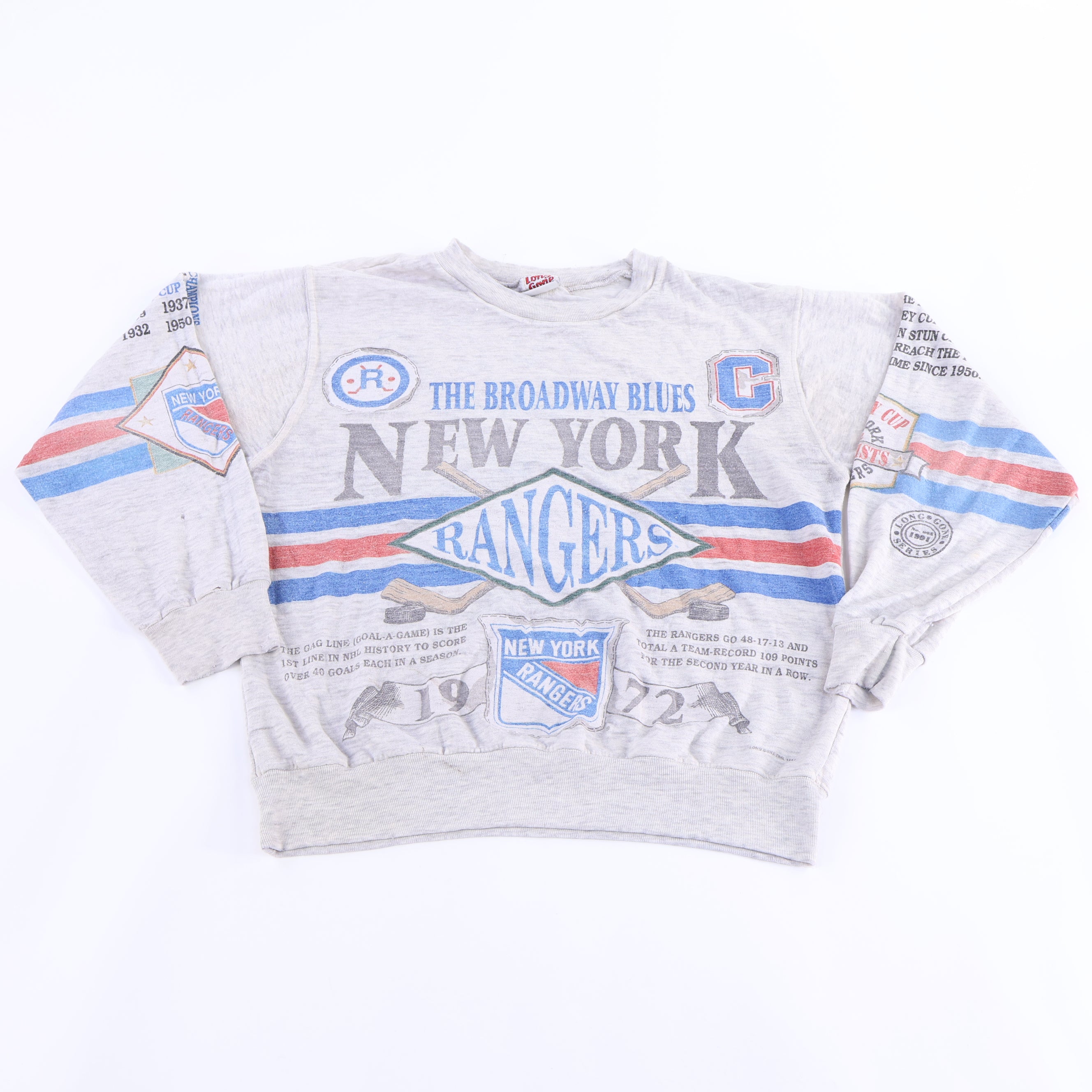 1991 New York Rangers Hockey Sweater