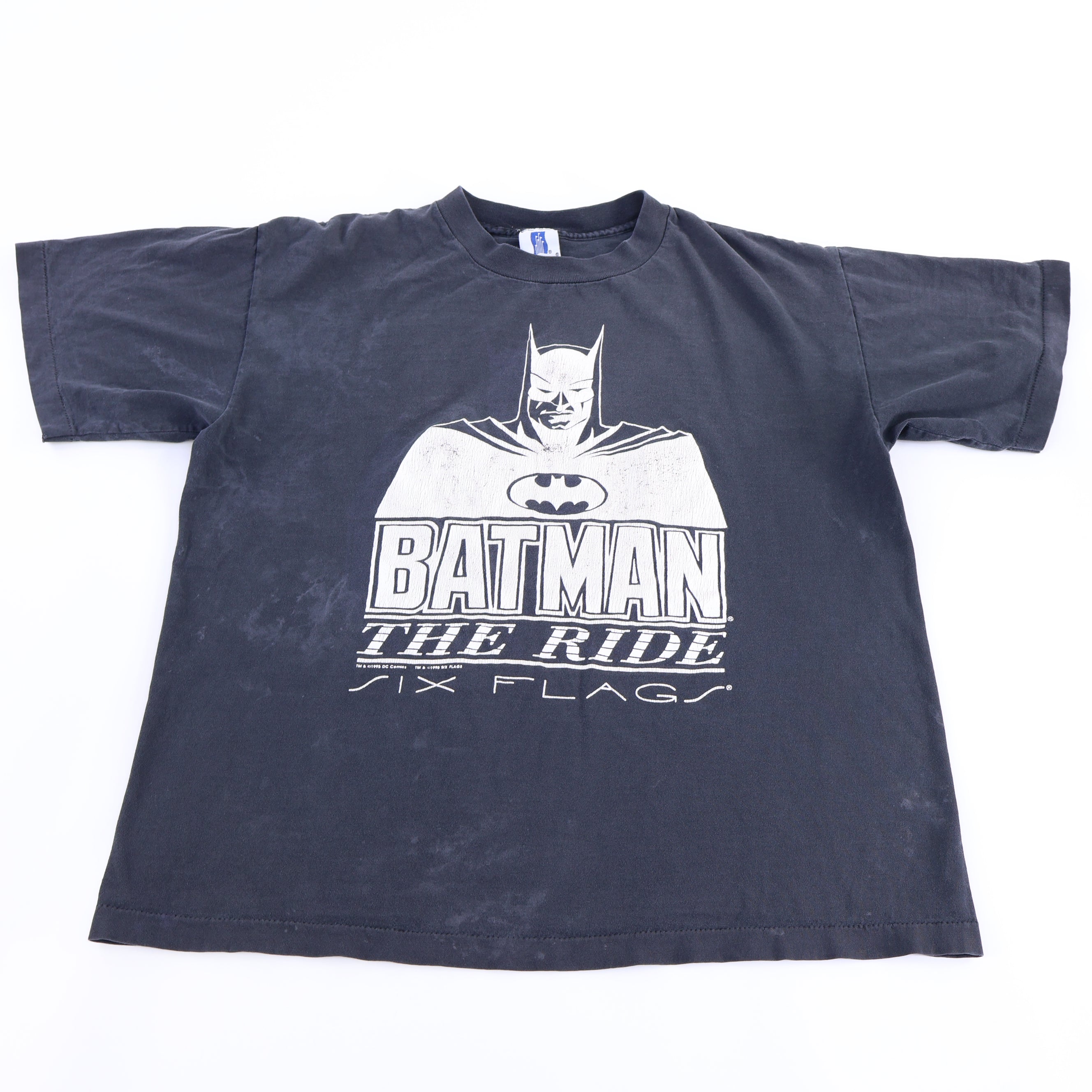 1995 Six Flags Batman The Ride T-shirt