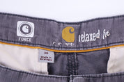 Carhartt Logo Patch Grey Cargo Shorts