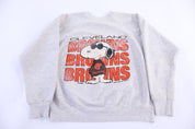 80's Snoopy Cleveland Browns Football Sweatshirt