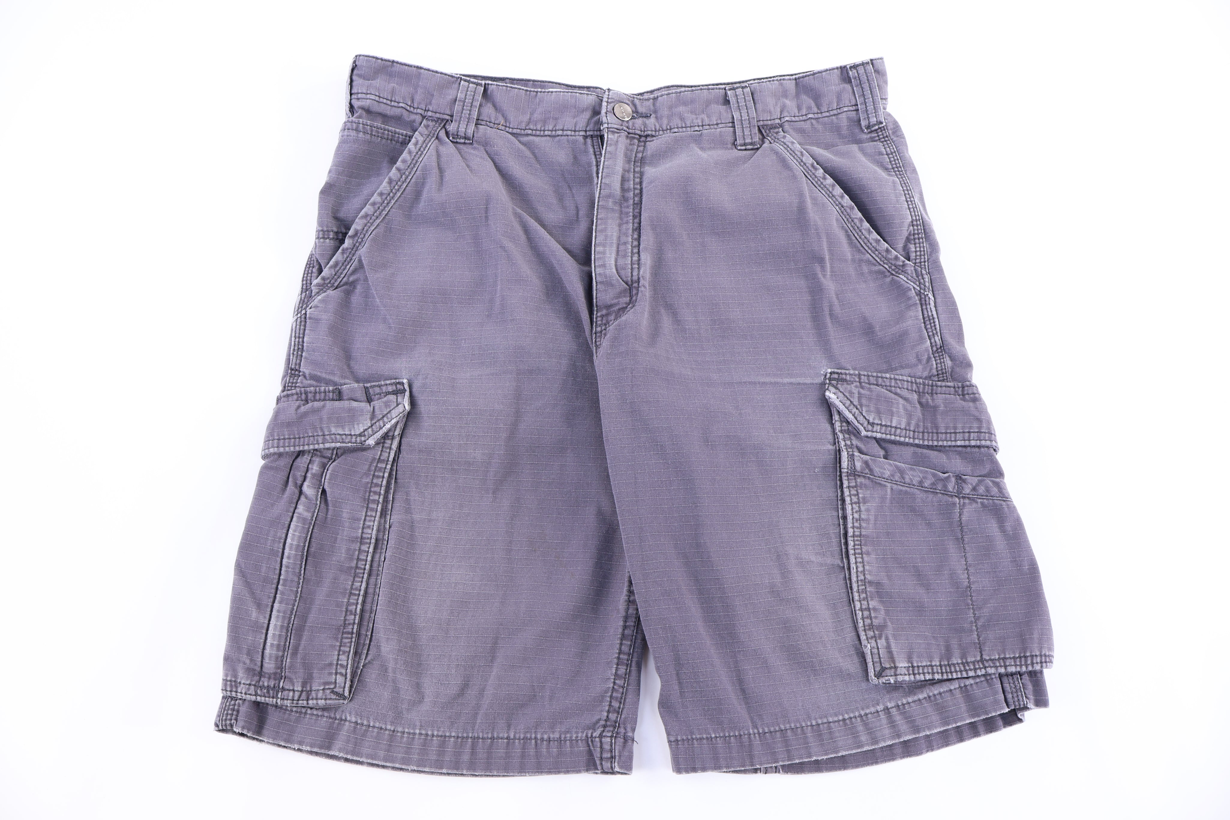 Carhartt Logo Patch Grey Cargo Shorts