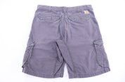 Carhartt Logo Patch Grey Cargo Shorts