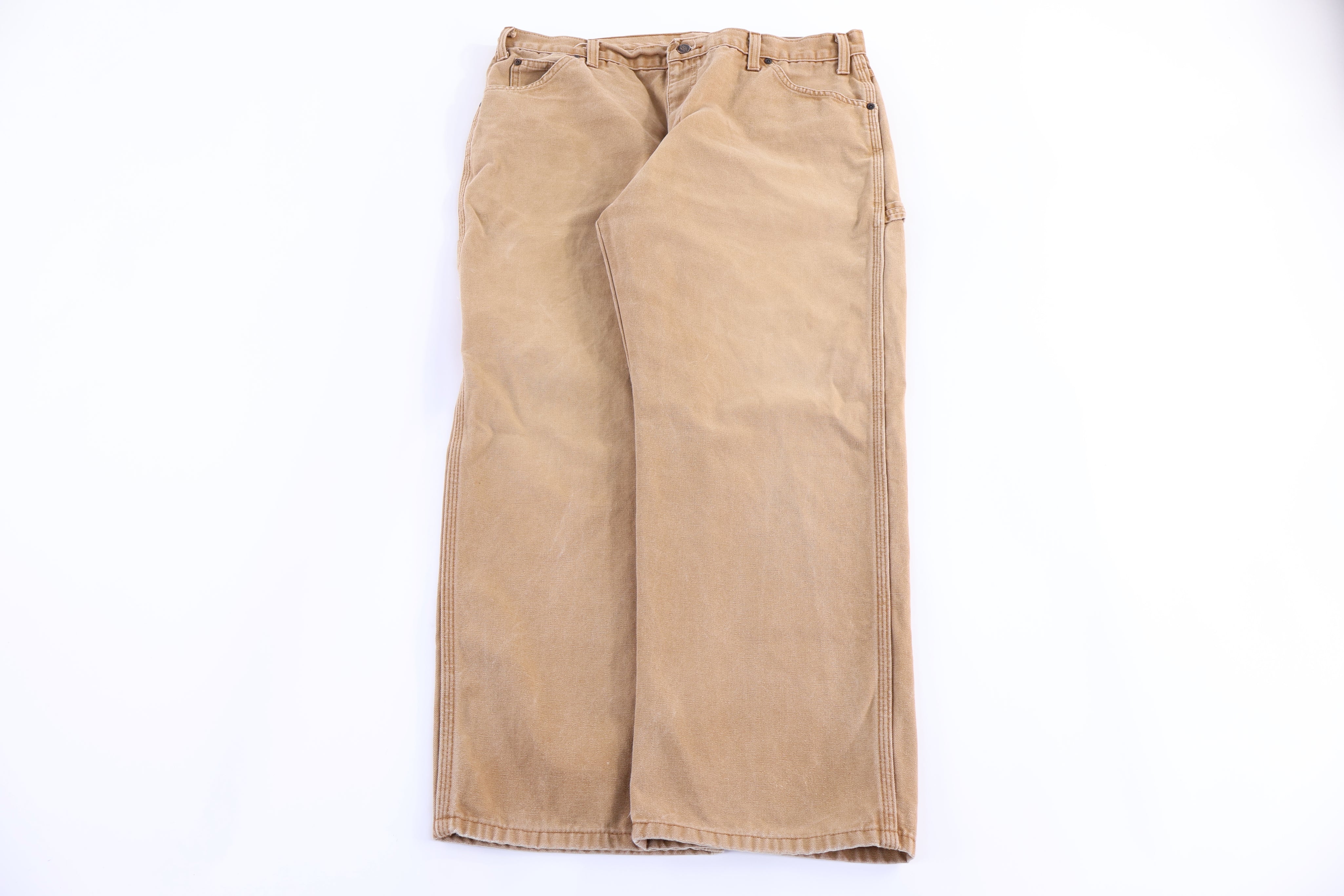 Dickies Logo Patch Tan Pants