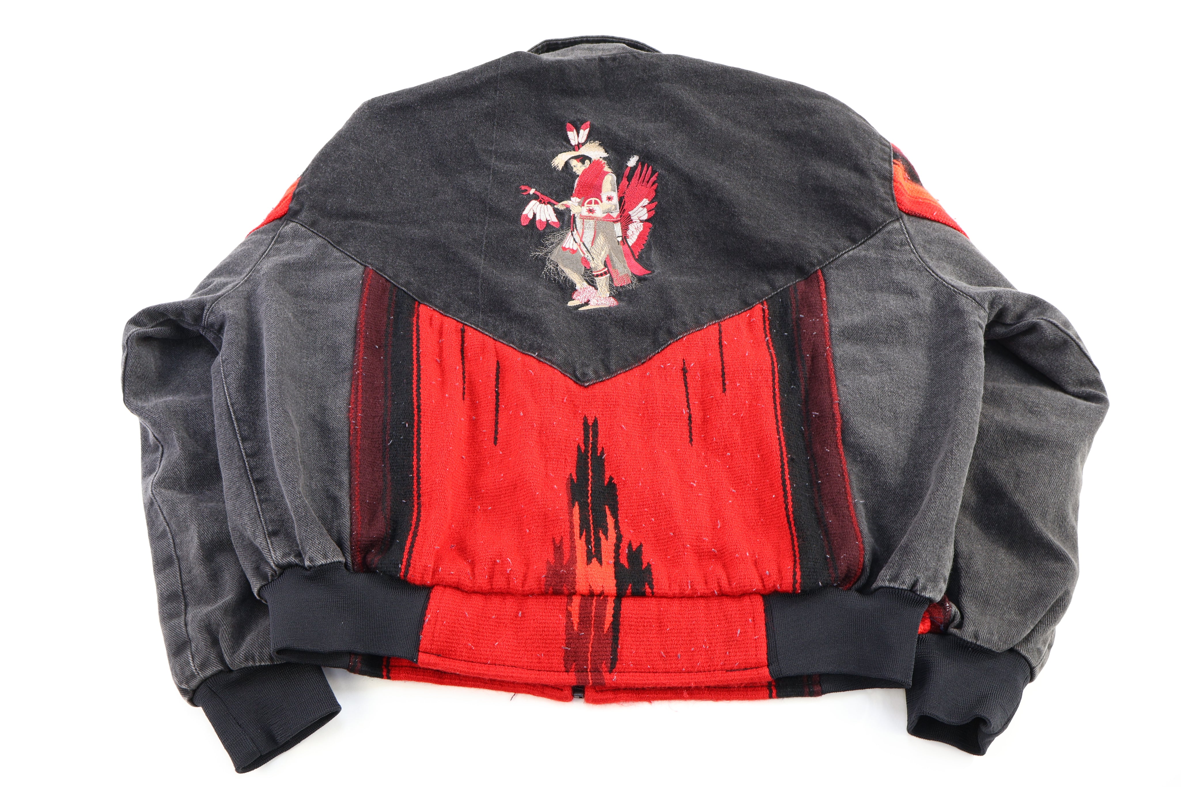 Vintage Buffalo Nickel Full Zip Aztec Pattern Jacket
