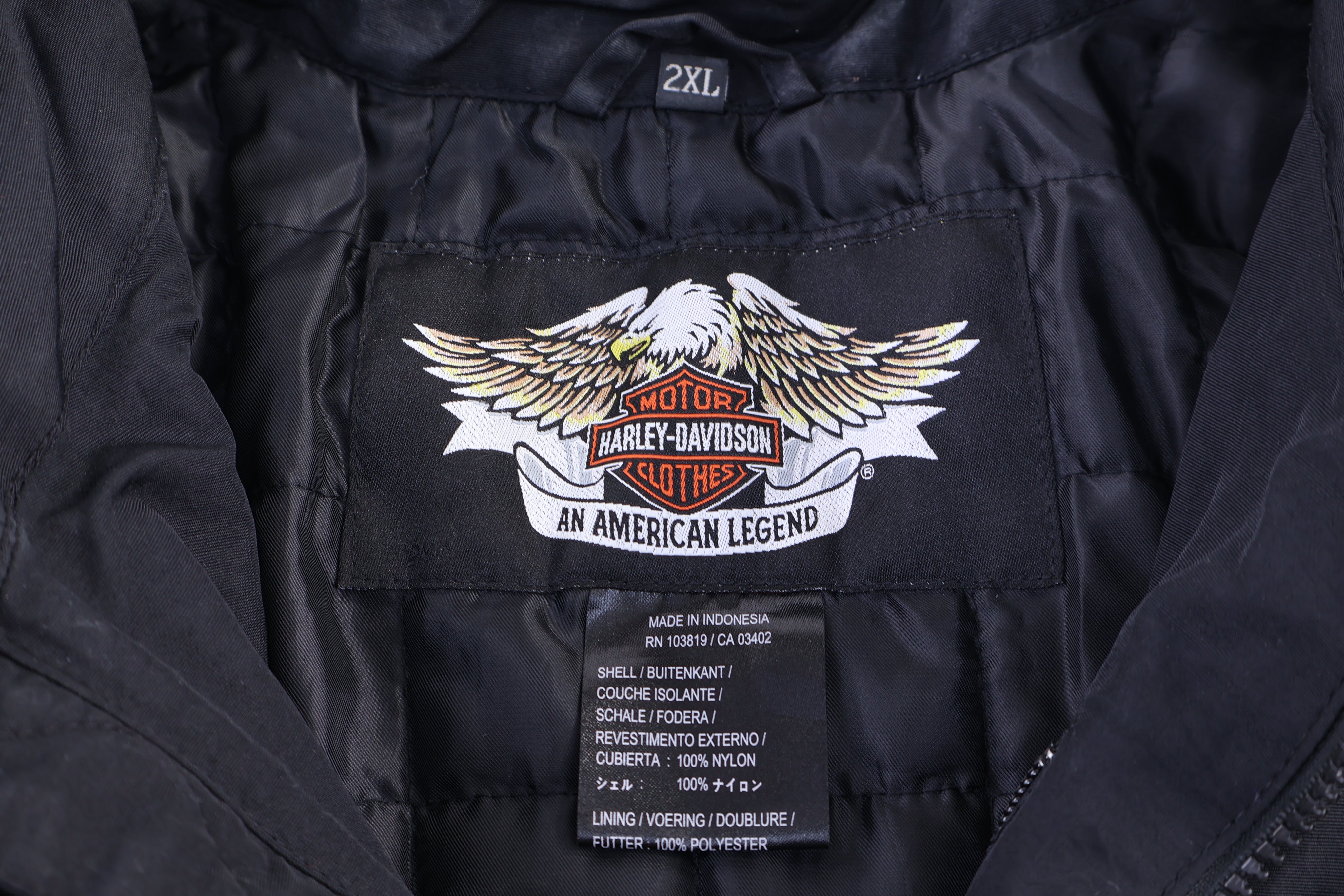 Harley Davidson Motorcycles Full Zip Jacket