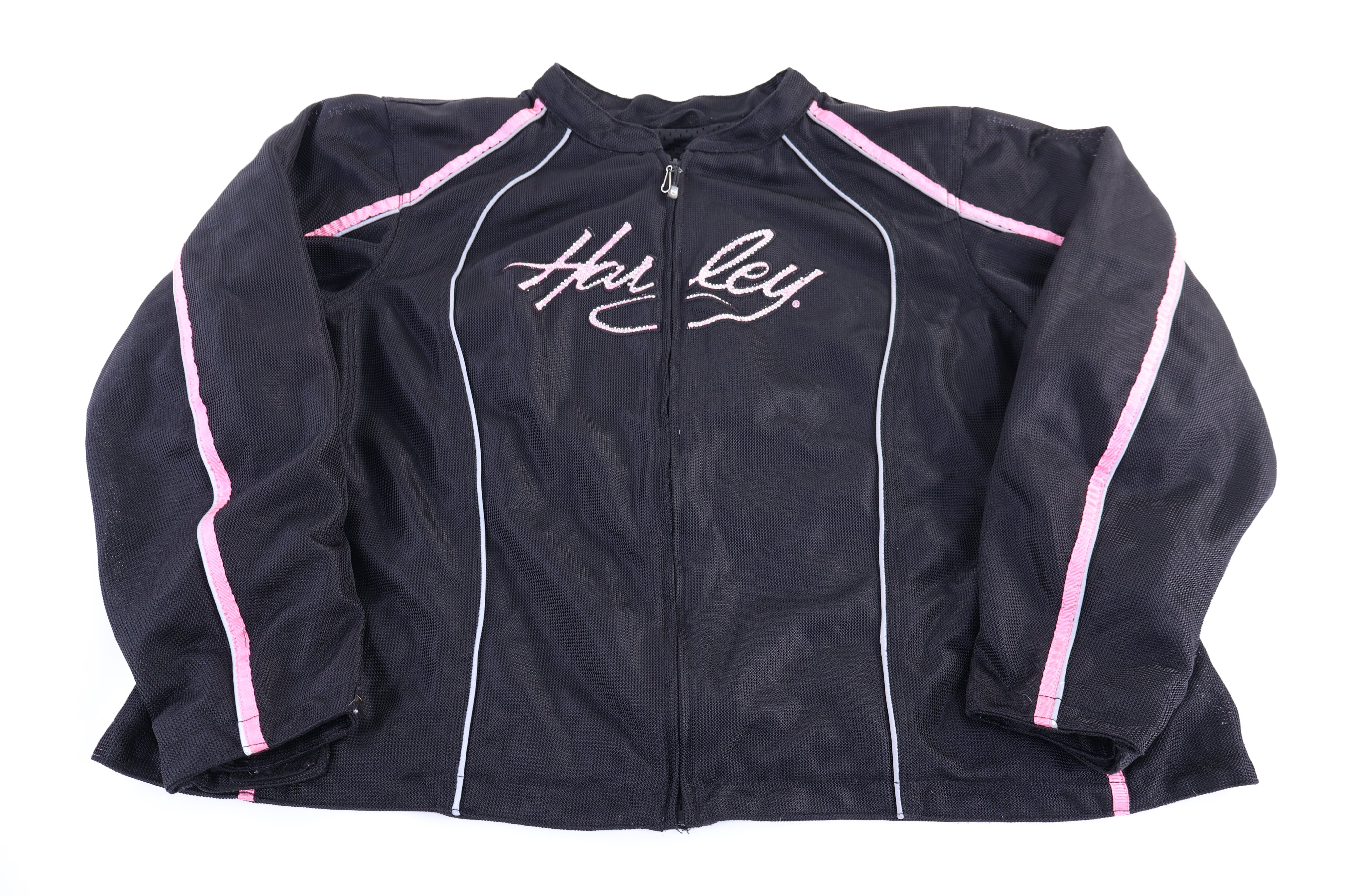 Women's Harley Davidson Motorcycles Full Zip Biker Jacket