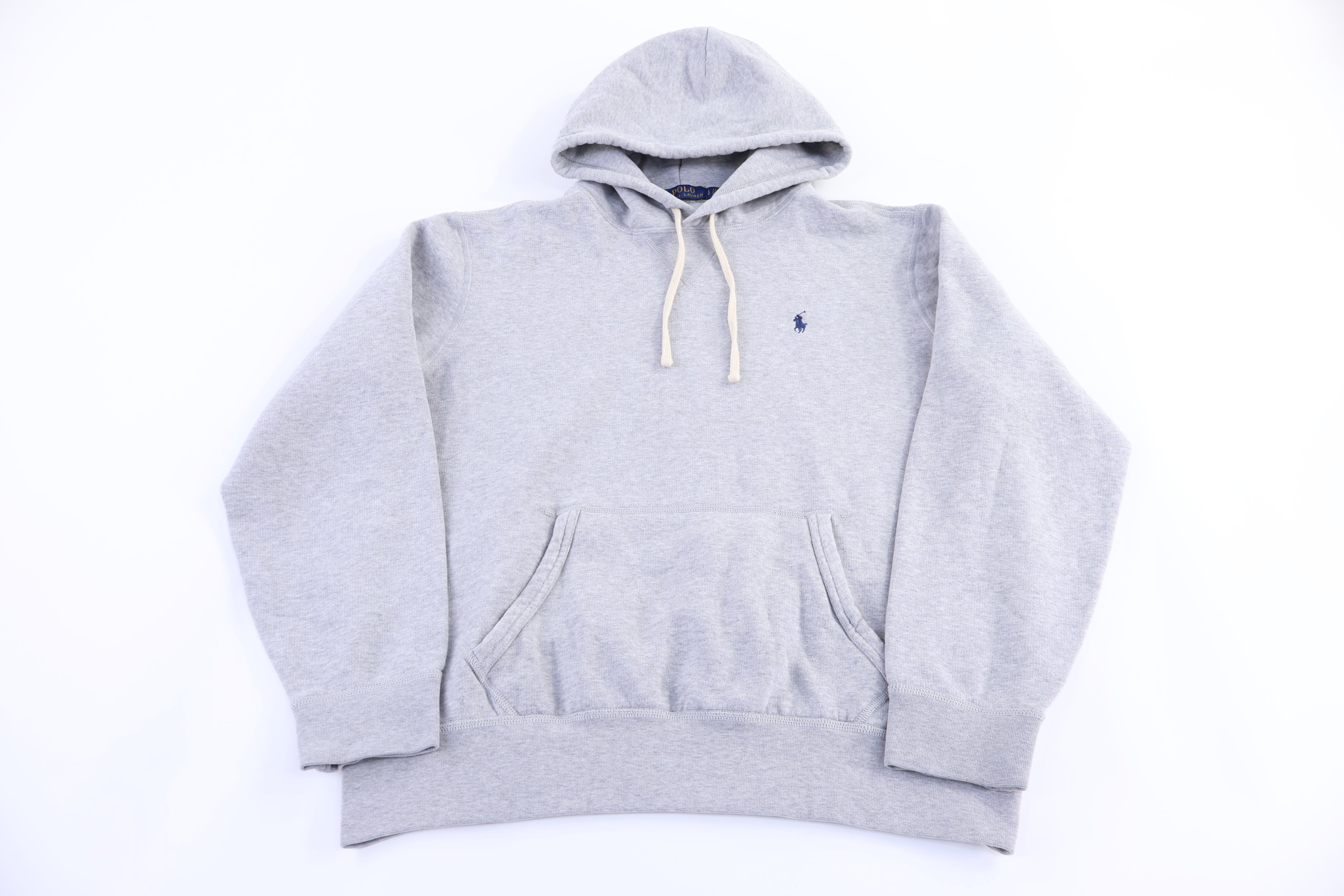 Polo Ralph Lauren Embroidered Logo Grey Pullover Hoodie