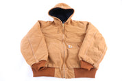 Carhartt Logo patch Tan Full Zip Jacket