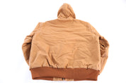 Carhartt Logo patch Tan Full Zip Jacket