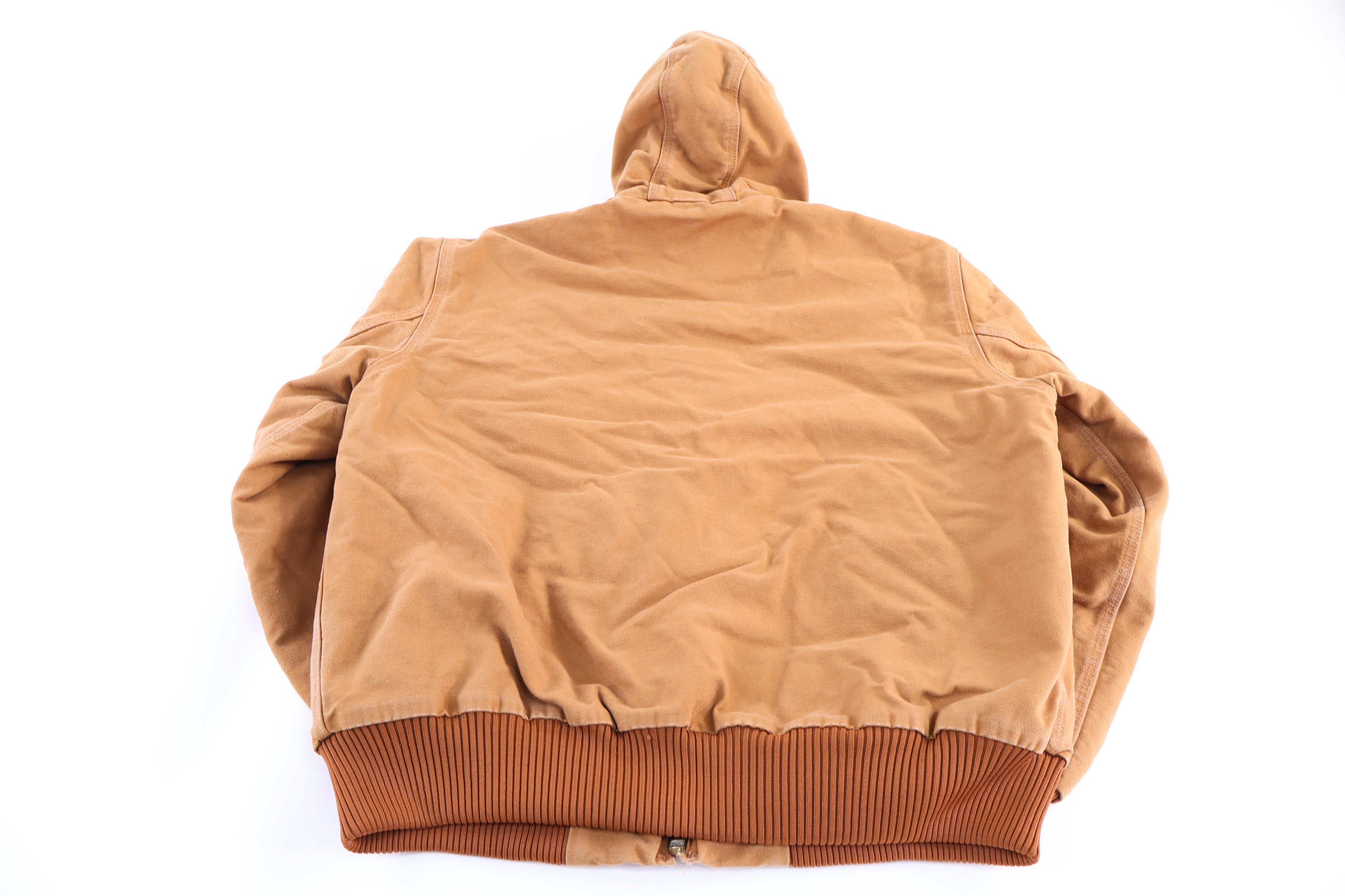 Carhartt Logo patch Tan Full Zip Jacket