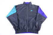 90's Nike Embroidered Logo Multicolor Full Zip Windbreaker