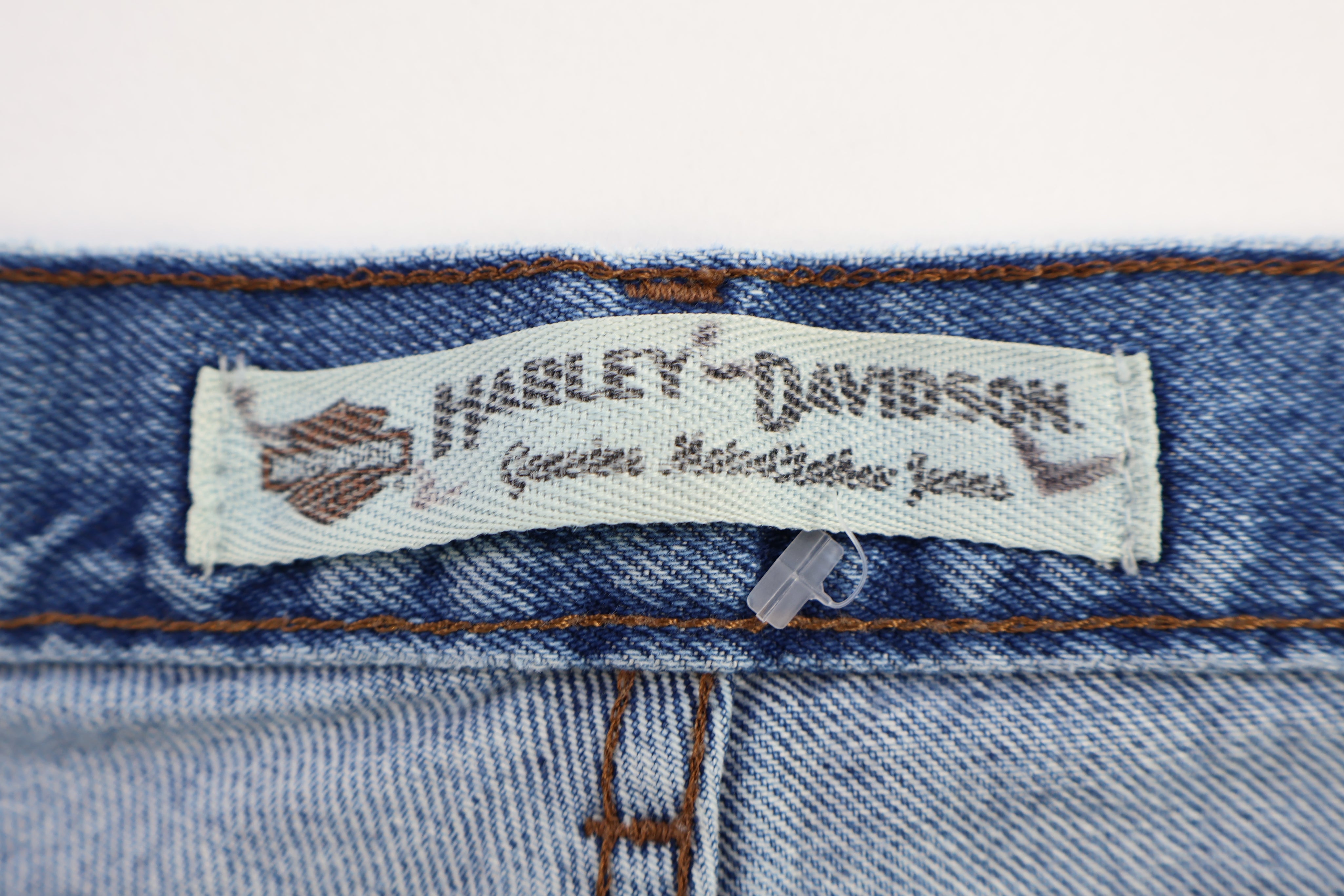 Harley Davidson Motorcycles Light Wash Denim Jeans