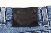Harley Davidson Motorcycles Light Wash Denim Jeans