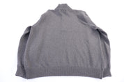 Polo by Ralph Lauren Embroidered Logo Grey Quarter Zip Sweater