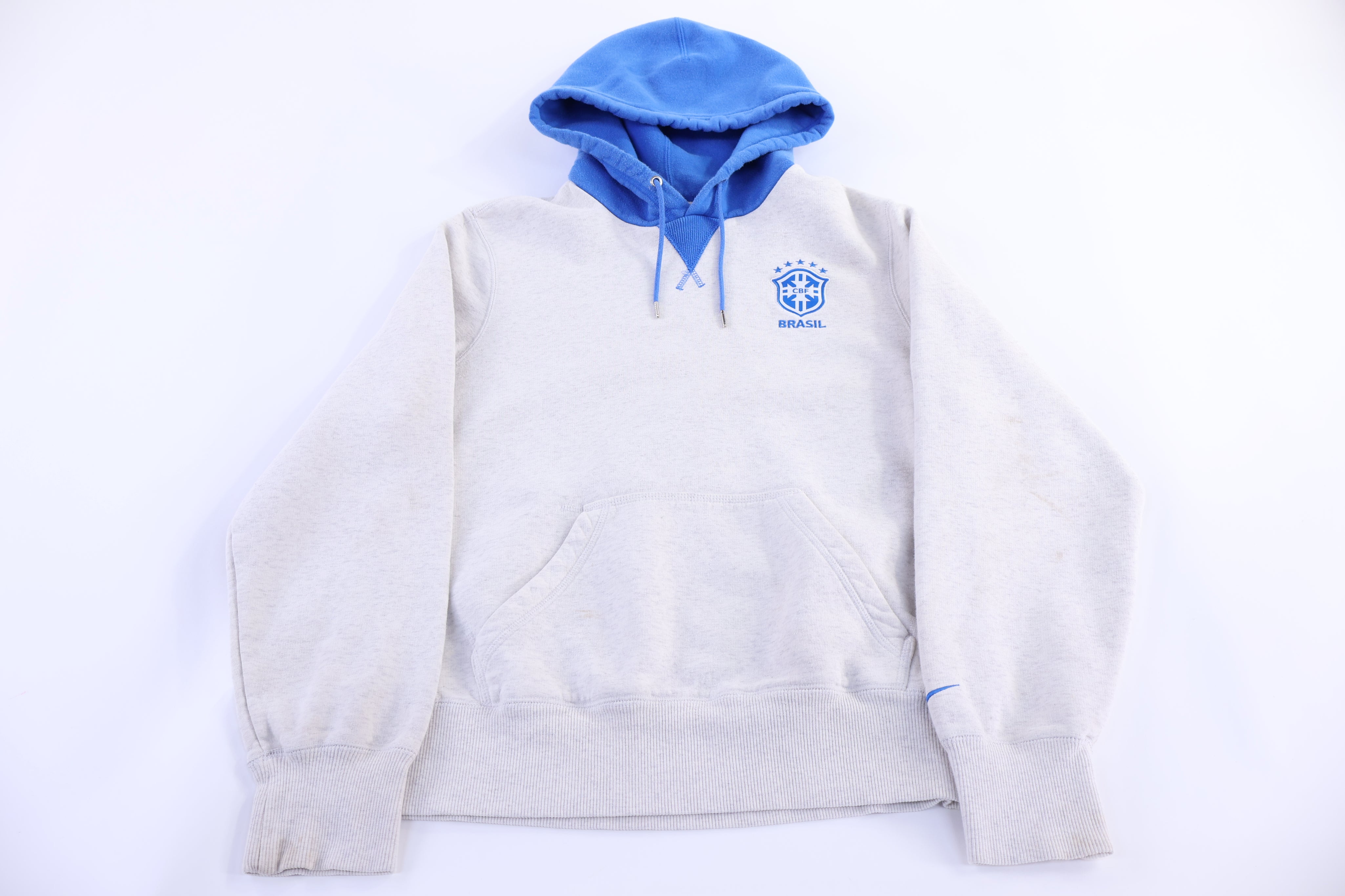 Nike CBF Brazil Grey Pullover Hoodie