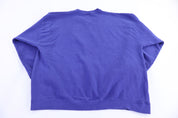 Vintage Reebok Embroidered Logo Blue Sweatshirt