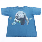 90's Manatee Nature Graphic T-shirt