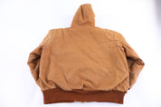 Carhartt Logo Patch Tan Full Zip Jacket